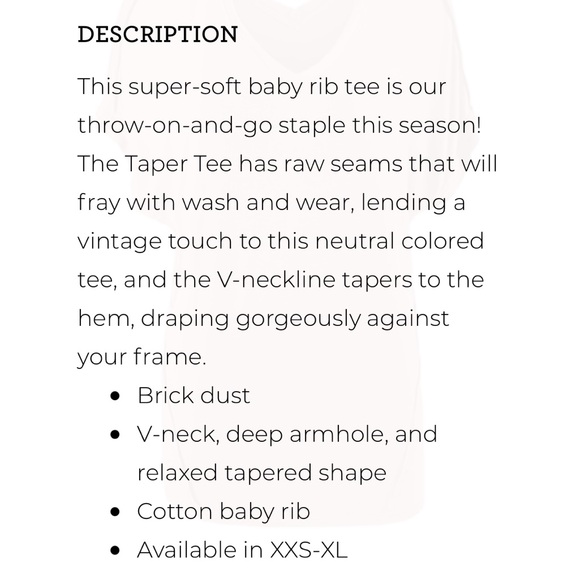 Cabi XL Taper Tee - great fall color!! - Picture 7 of 7